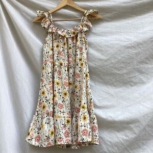 Sweet Stories floral dress with ruffles, size 12